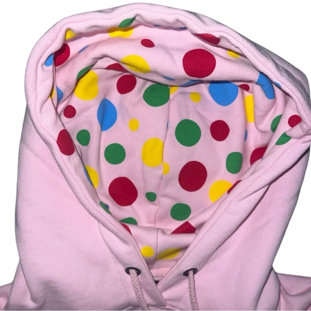 Von Dutch Unisex Pink Polka Dot Felt Embroidery Hoodie/Sweatshirt | NEW/NWOT!!🩷 - Picture 7 of 9